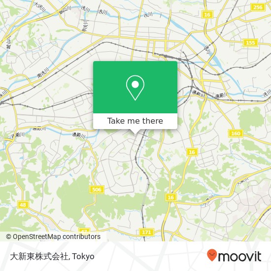 大新東株式会社 map