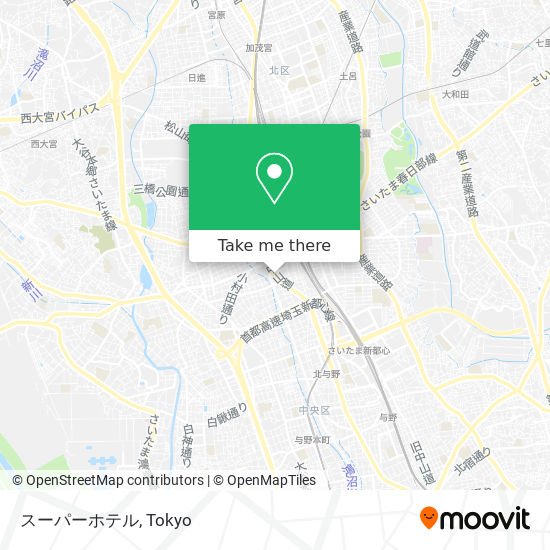 スーパーホテル map