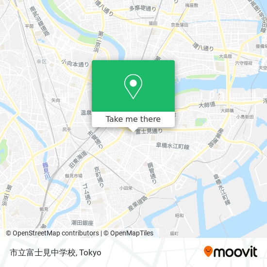 市立富士見中学校 map