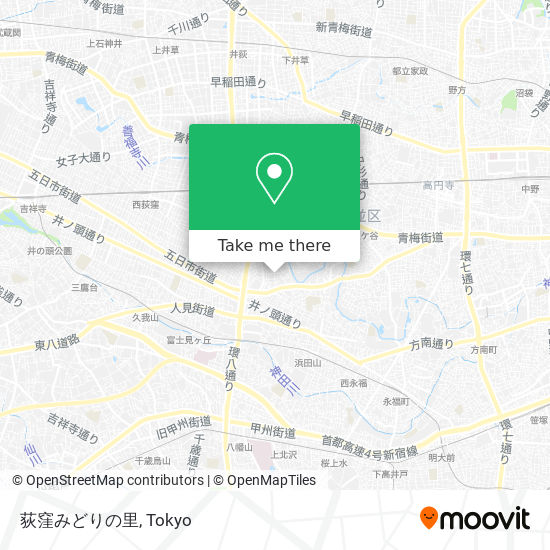 荻窪みどりの里 map