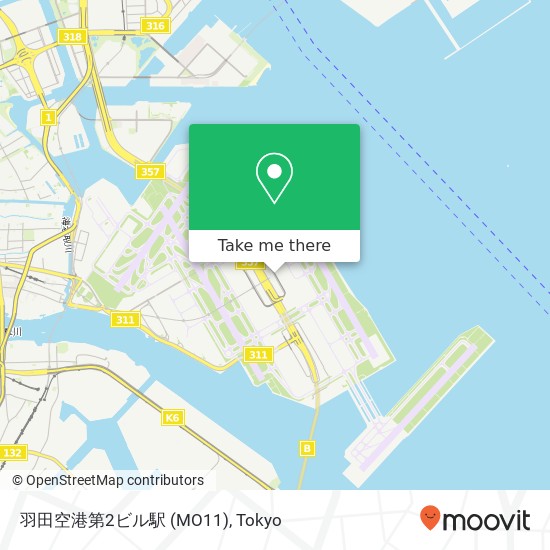 羽田空港第2ビル駅 (MO11) map