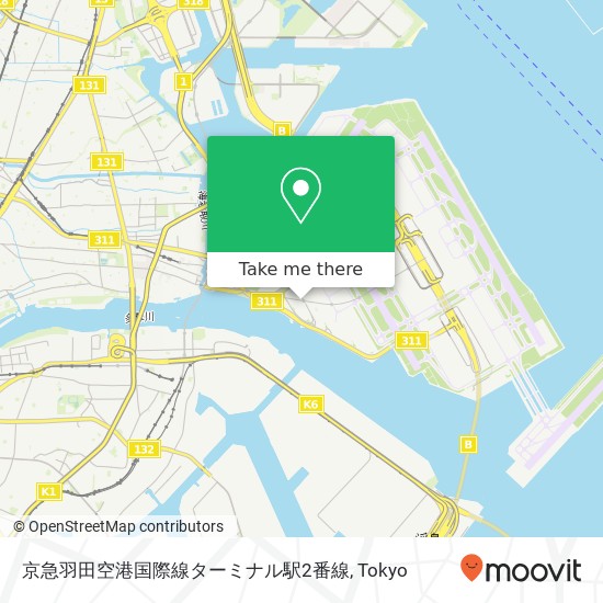 京急羽田空港国際線ターミナル駅2番線 map