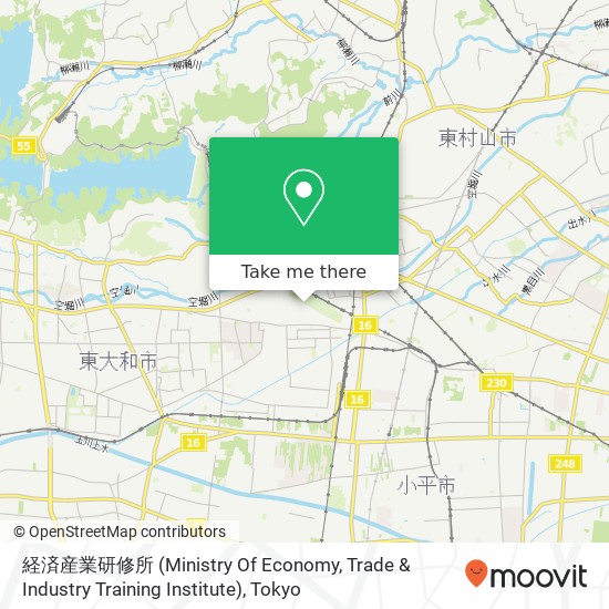 経済産業研修所 (Ministry Of Economy, Trade & Industry Training Institute) map