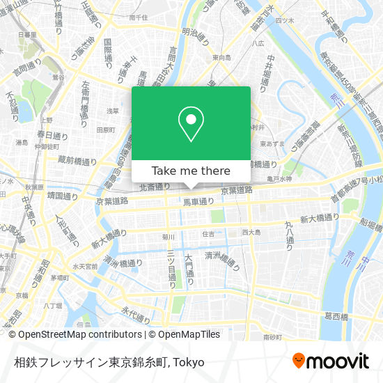 相鉄フレッサイン東京錦糸町 map