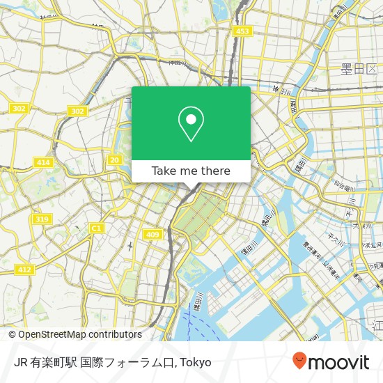 JR 有楽町駅 国際フォーラム口 map