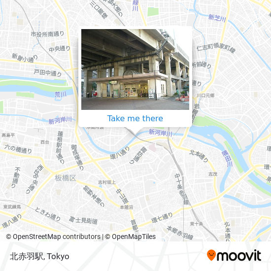 北赤羽駅 map