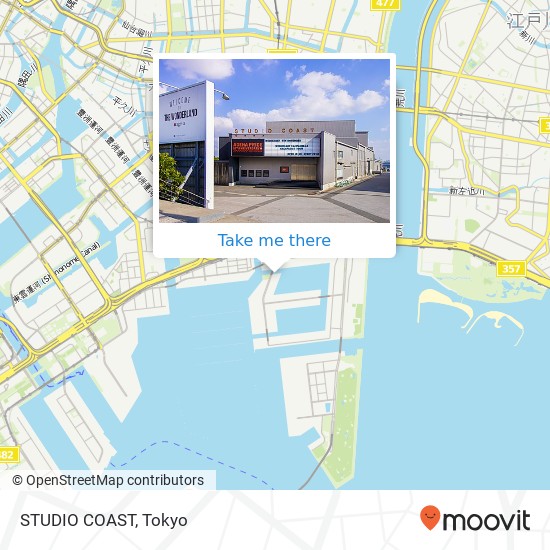 STUDIO COAST map