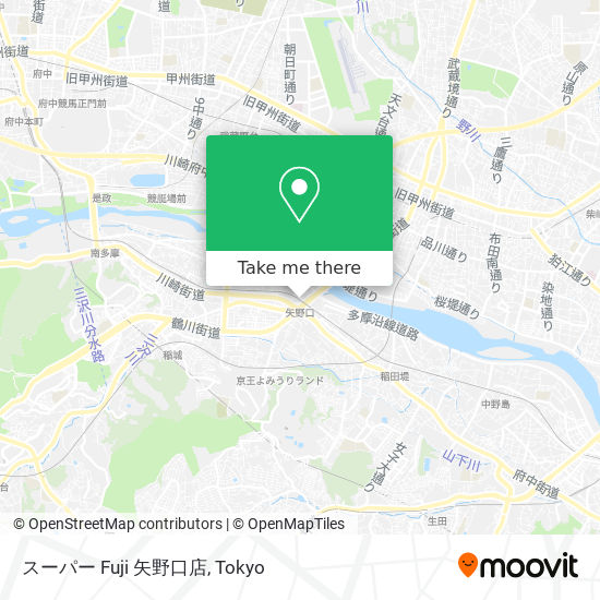 スーパー Fuji 矢野口店 map