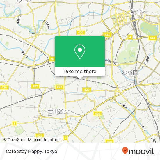 Cafe Stay Happy map