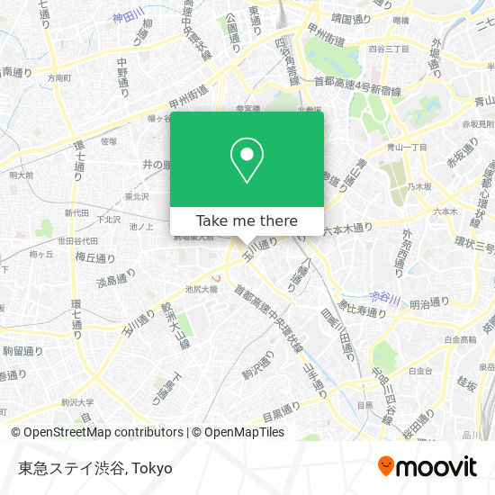 東急ステイ渋谷 map