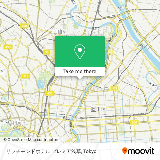 リッチモンドホテル プレミア浅草 map