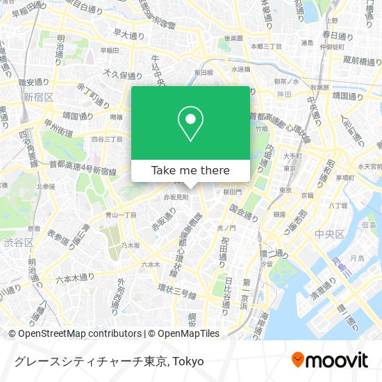 グレースシティチャーチ東京 map