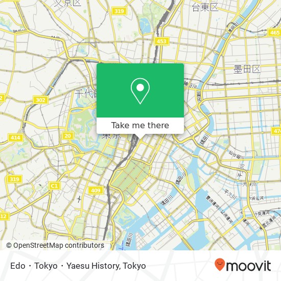 Edo・Tokyo・Yaesu History map