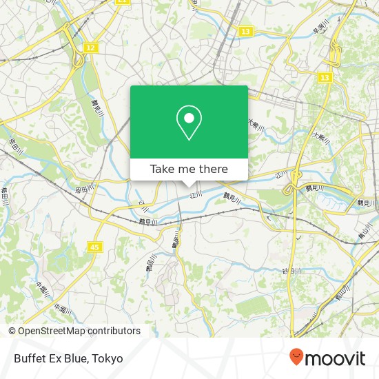 Buffet Ex Blue map