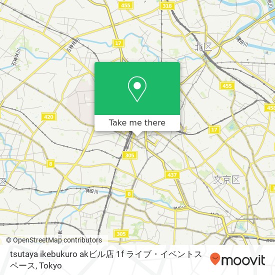 tsutaya ikebukuro akビル店 1f ライブ・イベントスペース map