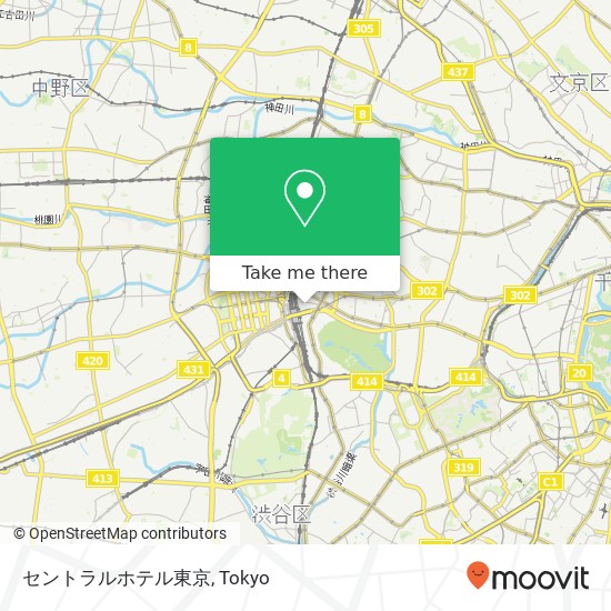 セントラルホテル東京 map
