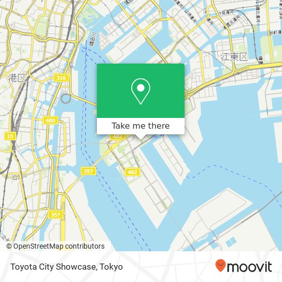 Toyota City Showcase map