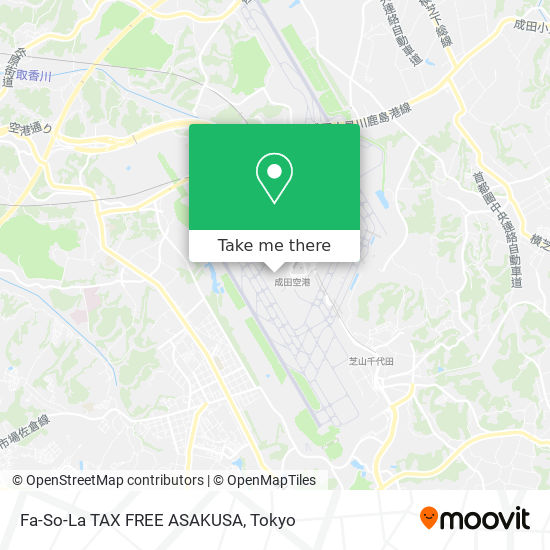 Fa-So-La TAX FREE ASAKUSA map