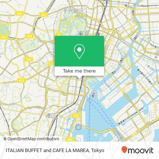 ITALIAN BUFFET and CAFE LA MAREA map