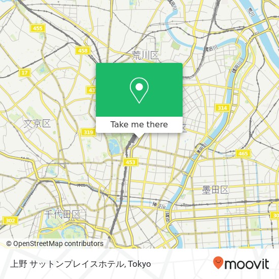 上野 サットンプレイスホテル map