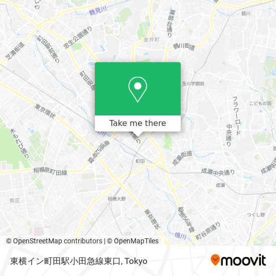 東横イン町田駅小田急線東口 map