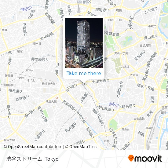 渋谷ストリーム map