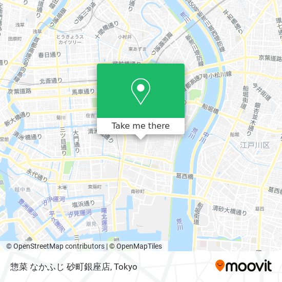 惣菜 なかふじ 砂町銀座店 map