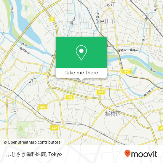 ふじさき歯科医院 map