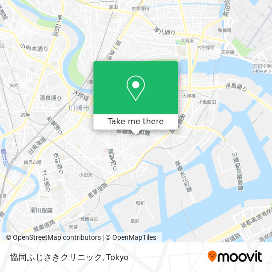 協同ふじさきクリニック map