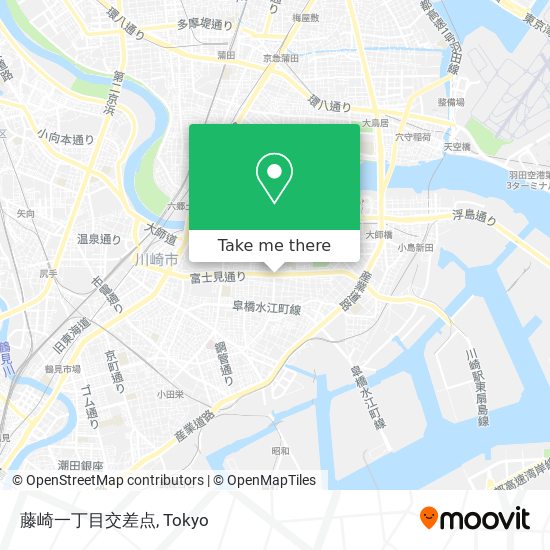 藤崎一丁目交差点 map