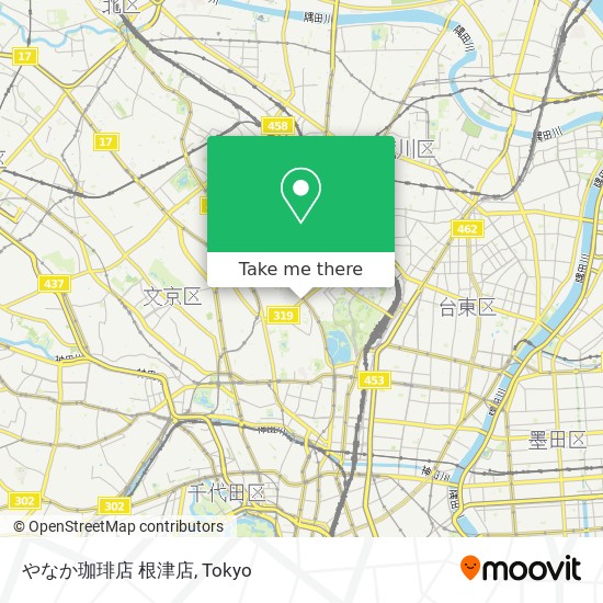 やなか珈琲店 根津店 map