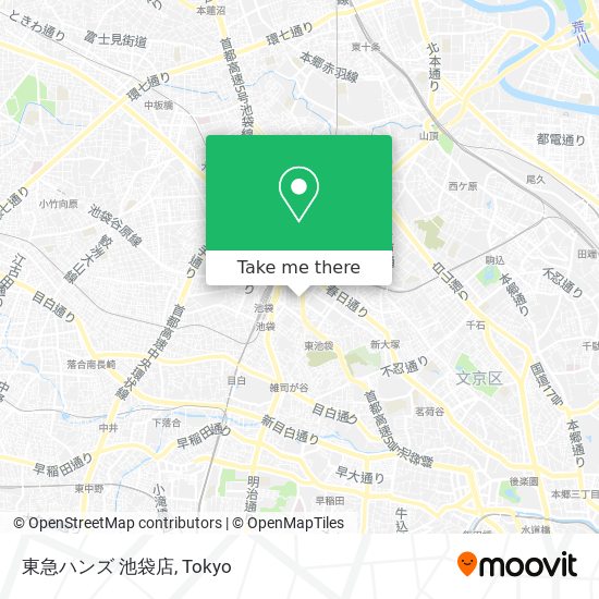 東急ハンズ 池袋店 map