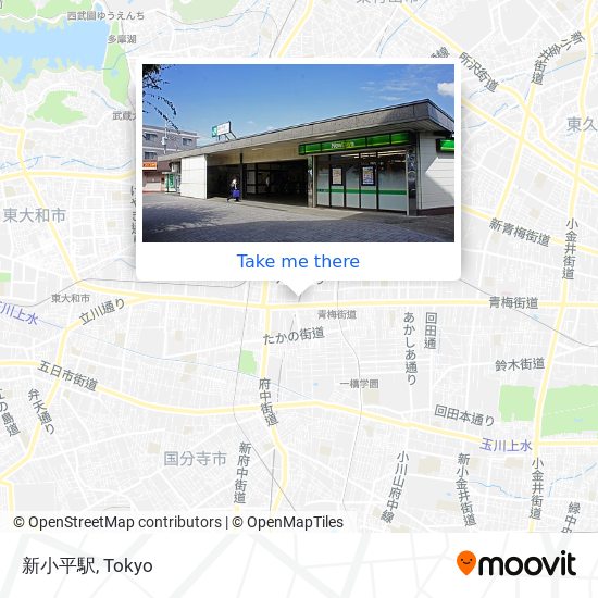 新小平駅 map