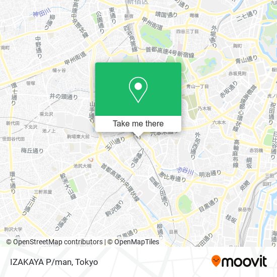 IZAKAYA P/man map