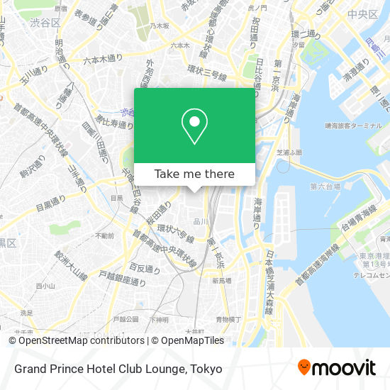 Grand Prince Hotel Club Lounge map