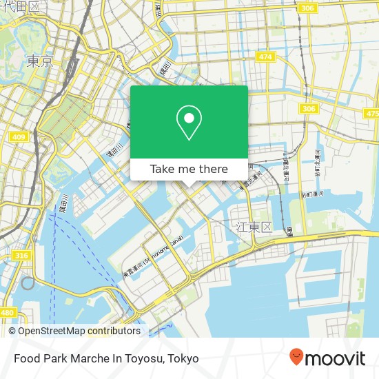 Food Park Marche In Toyosu map