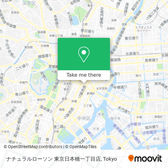 ナチュラルローソン 東京日本橋一丁目店 map
