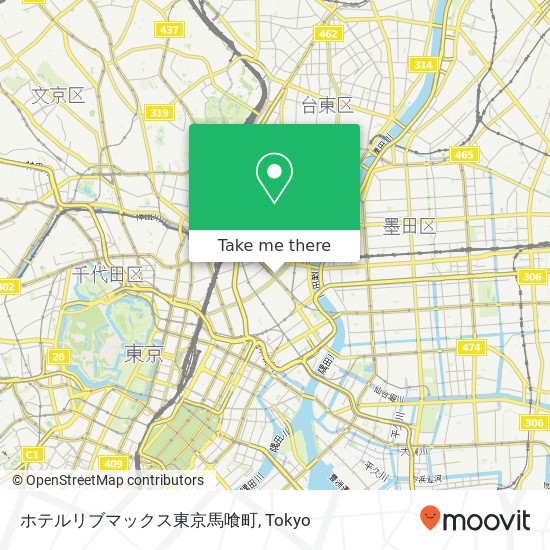 ホテルリブマックス東京馬喰町 map