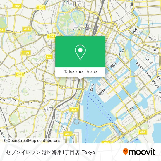 セブンイレブン 港区海岸1丁目店 map