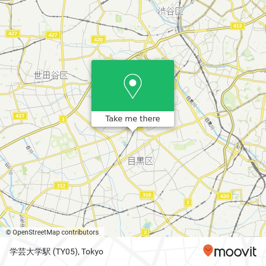学芸大学駅 (TY05) map
