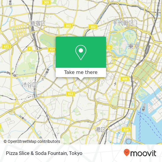 Pizza Slice & Soda Fountain map