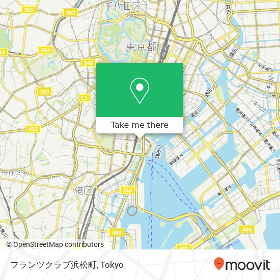 フランツクラブ浜松町 map