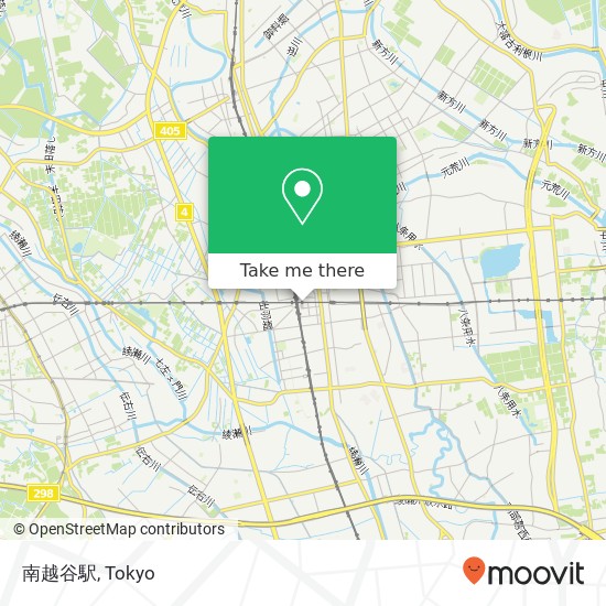南越谷駅 map