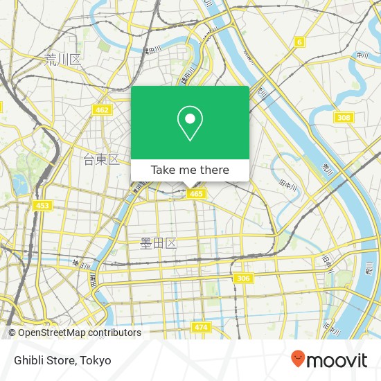Ghibli Store map