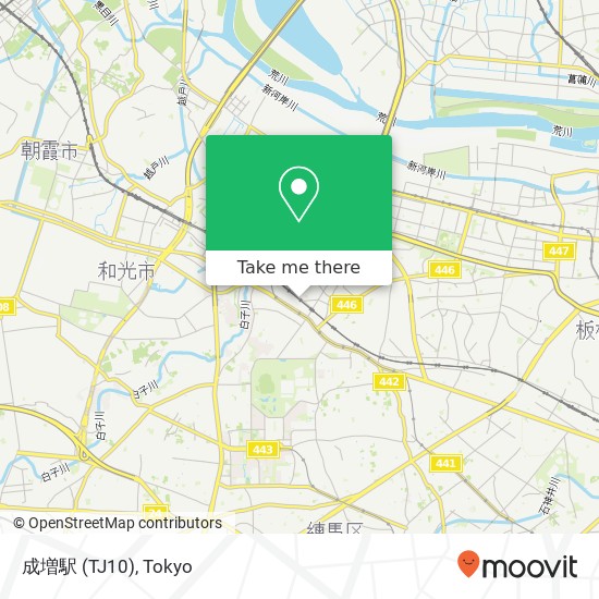 成増駅 (TJ10) map