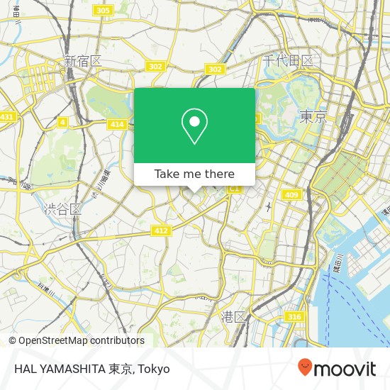 HAL YAMASHITA 東京 map