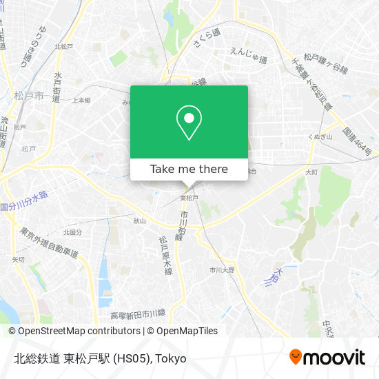 北総鉄道 東松戸駅 (HS05) map