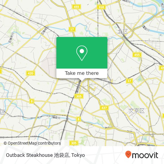 Outback Steakhouse 池袋店 map