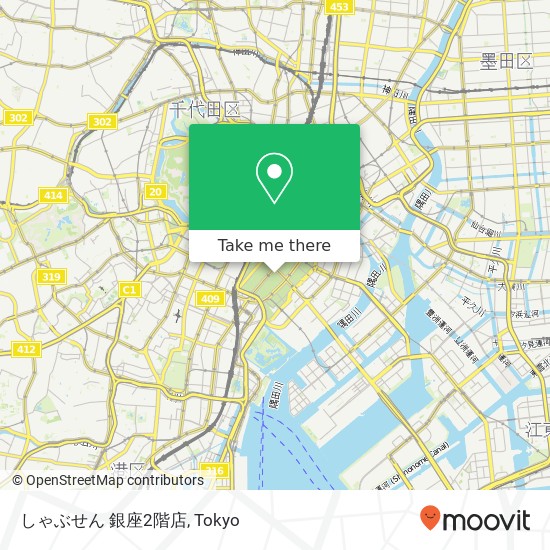 しゃぶせん 銀座2階店 map