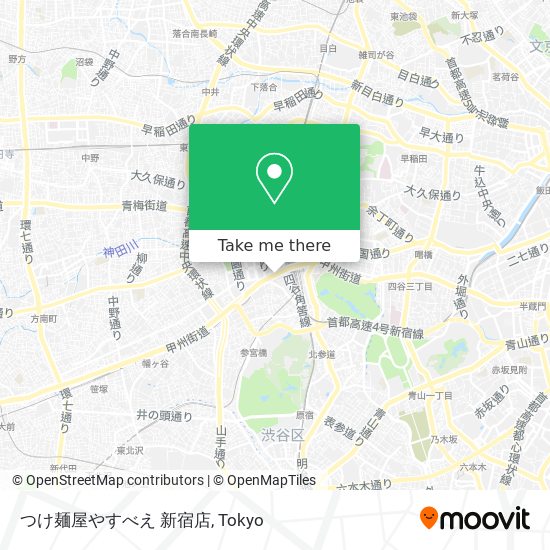 つけ麺屋やすべえ 新宿店 map